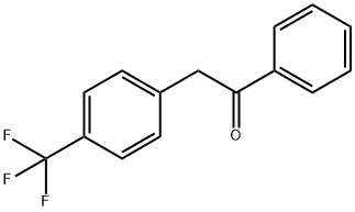 Ethanone, 1-phenyl-2-[4-(trifluoromethyl)phenyl]- 结构式