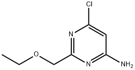 4-Pyrimidinamine, 6-chloro-2-(ethoxymethyl)- Struktur