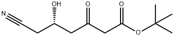 (5S)-6-Cyano-5-hydroxy-3-oxohexanoic Acid tert-Butyl Ester, 312745-90-7, 结构式