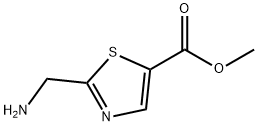 2-(氨基甲基)-1,3-噻唑-5-羧酸甲酯, 313683-54-4, 结构式