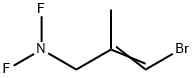 2-Propen-1-amine, 3-bromo-N,N-difluoro-2-methyl- Struktur