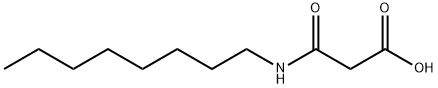 Propanoic acid, 3-(octylamino)-3-oxo- Structure