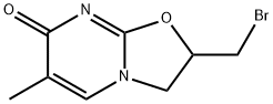 2-(Bromomethyl)-6-methyl-2H-oxazolo[3,2-a]pyrimidin-7(3H)-one 化学構造式