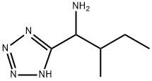 2-Methyl-1-(1H-tetrazol-5-yl)butan-1-amine Structure