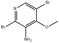 3-Pyridinamine, 2,5-dibromo-4-methoxy- Struktur