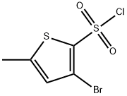 3-溴-5-甲基噻吩-2-磺酰氯, 319002-81-8, 结构式