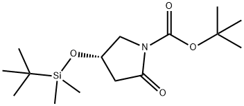 (S)-N-tert-butoxycarbonyl-4-tert-butyldimethylsilyloxy-pyrrolidin-2-one|