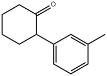 Cyclohexanone, 2-(3-methylphenyl)- Struktur