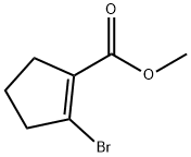 1-Cyclopentene-1-carboxylic acid, 2-bromo-, methyl ester,320608-71-7,结构式