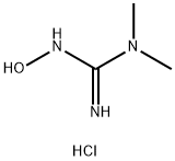 2-hydroxy-1,1-dimethylguanidine hydrochloride 化学構造式