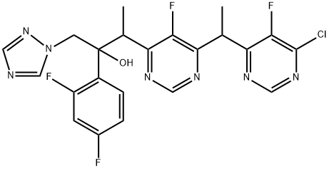 Voriconazole Impurity 18, 321588-94-7, 结构式
