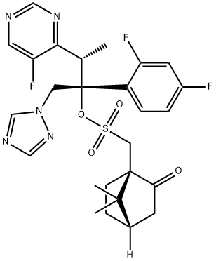 Voriconazole Impurity 19 Struktur