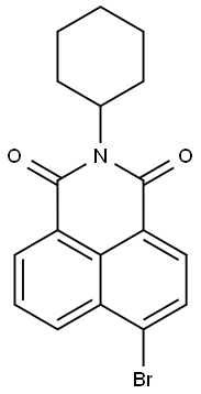 6-溴-2-环己基-1H-苯并[de]异喹啉-1,3(2H)-二酮, 324035-44-1, 结构式