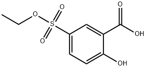 Benzoic acid, 5-(ethoxysulfonyl)-2-hydroxy- Structure