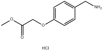 Methyl 2-[4-(aminomethyl)phenoxy]acetate HCl Structure