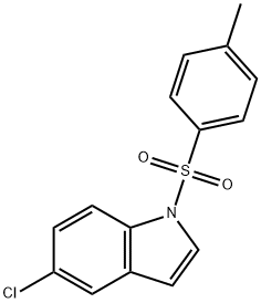 1H-Indole, 5-chloro-1-[(4-methylphenyl)sulfonyl]-,32617-55-3,结构式