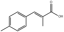2-Propenoic acid, 2-methyl-3-(4-methylphenyl)-, (2E)- Structure