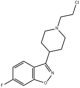 3-(1-(2-chloroethyl)piperidin-4-yl)-6-fluorobenzo[d]isoxazole|3-(1-(2-氯乙基)哌啶-4-基)-6-氟苯并[D]异恶唑