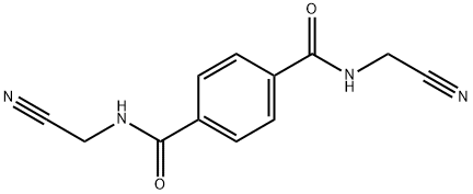 1-N,4-N-bis(cyanomethyl)benzene-1,4-dicarboxamide Structure