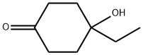 4-ethyl-4-hydroxycyclohexanone Structure