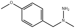 Hydrazine, 1-[(4-methoxyphenyl)methyl]-1-methyl- Struktur