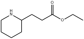 2-Piperidinepropanoic acid, ethyl ester Struktur