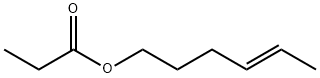 (E)-4-hexen-1-yl propionate Struktur