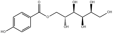 (2R,3R,4R,5S)-2,3,4,5,6-五羟基己基4-羟基苯甲酸酯, 334948-52-6, 结构式