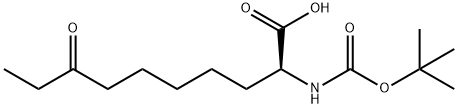 (S)-2-((叔丁氧羰基)氨基)-8-氧代癸酸,335637-29-1,结构式