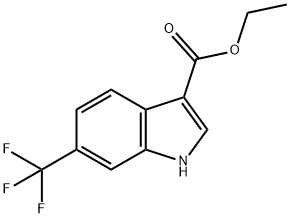 Ethyl 6-(trifluoromethyl)-1H-indole-3-carboxylate Structure