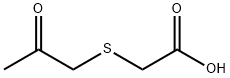 Acetic acid, 2-[(2-oxopropyl)thio]- Struktur
