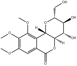 Di-O-methylbergenin Struktur