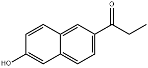 1-Propanone, 1-(6-hydroxy-2-naphthalenyl)- Structure