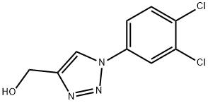 1H-1,2,3-Triazole-4-methanol, 1-(3,4-dichlorophenyl)- Struktur