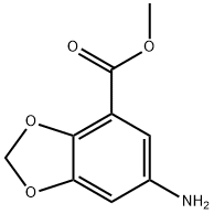 6-氨基苯并[D][1,3]二氧杂环-4-羧酸甲酯 结构式