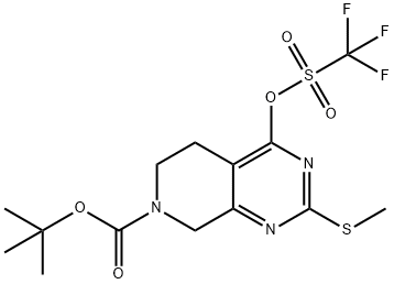 338739-82-5 2-(甲硫基)-4-(((三氟甲基)磺酰基)氧基)-5,8-二氢吡啶并[3,4-D]嘧啶-7(6H)-羧酸叔丁酯