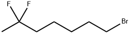 Heptane, 1-bromo-6,6-difluoro- Structure