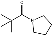 2,2-dimethyl-1-(pyrrolidin-1-yl)propan-1-one 化学構造式