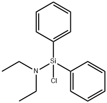 Silanamine, 1-chloro-N,N-diethyl-1,1-diphenyl- Structure