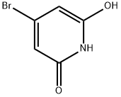 2(1H)-Pyridinone, 4-bromo-6-hydroxy- 化学構造式