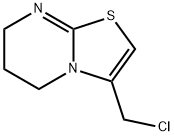 5H-Thiazolo[3,2-a]pyrimidine, 3-(chloromethyl)-6,7-dihydro-, hydrochloride (1:1) 结构式