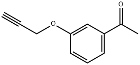 1-[3-(丙-2-炔-1-基氧基)苯基]乙烷-1-酮, 34264-13-6, 结构式