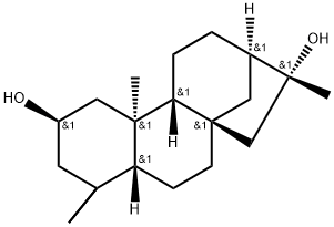 2,16-贝壳杉烷二醇 结构式