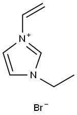 1‐ETHYL‐3‐VINYLIMIDAZOLIUM BROMIDE Struktur