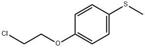 1-(2-氯乙氧基)-4-(甲硫基)苯,34334-21-9,结构式