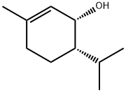 2-Cyclohexen-1-ol, 3-methyl-6-(1-methylethyl)-, (1R,6S)- Structure