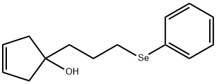 3-Cyclopenten-1-ol, 1-[3-(phenylseleno)propyl]-