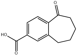 5-oxo-6,7,8,9-tetrahydro-5H-benzo[7]annulene-2-carboxylic Acid Structure