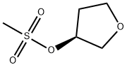 (S)-四氢呋喃-3-基甲磺酸盐 结构式