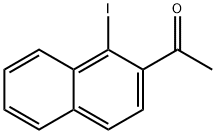 Ethanone, 1-(1-iodo-2-naphthalenyl)- 化学構造式